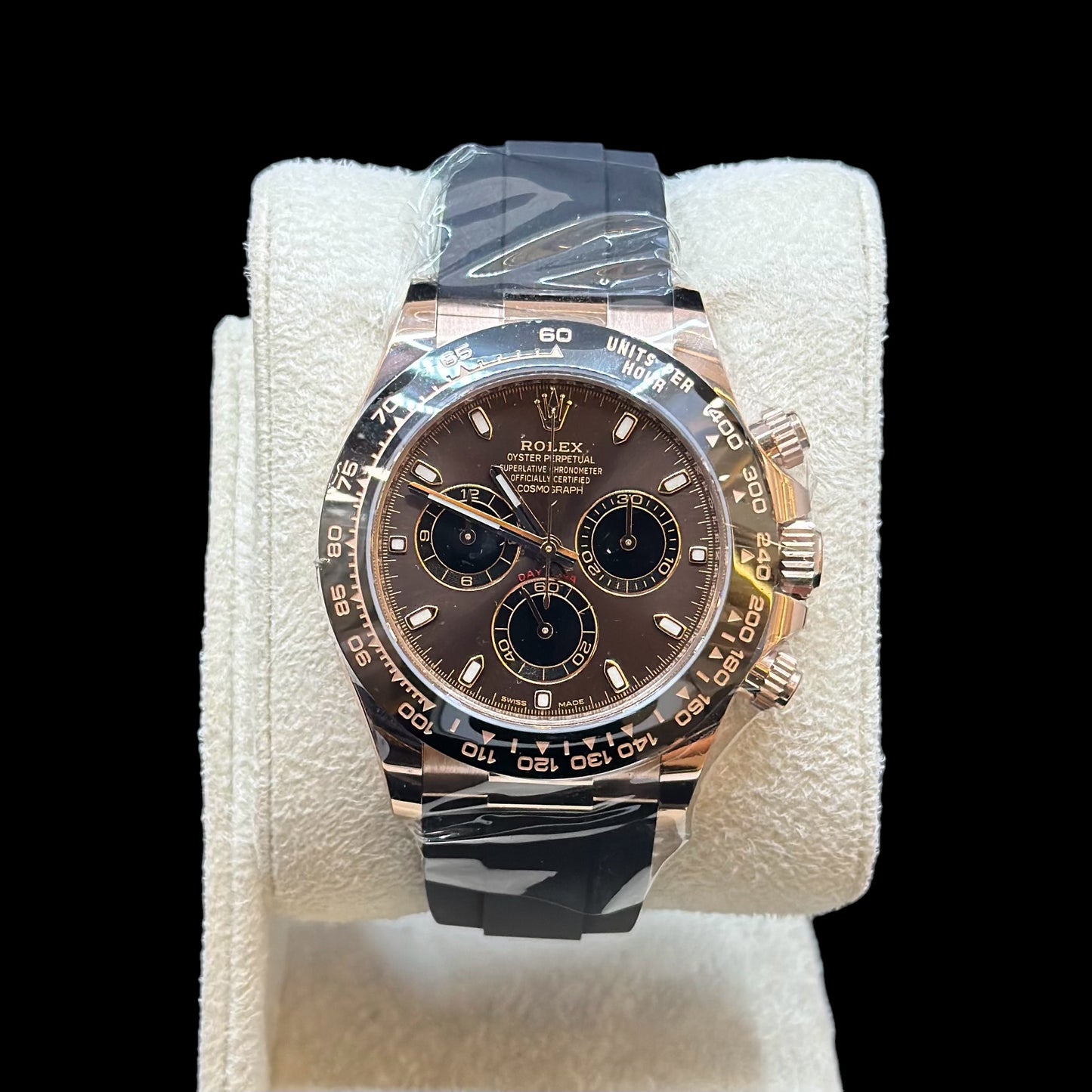 Rolex Daytona Rose Gold Chocolate Dial