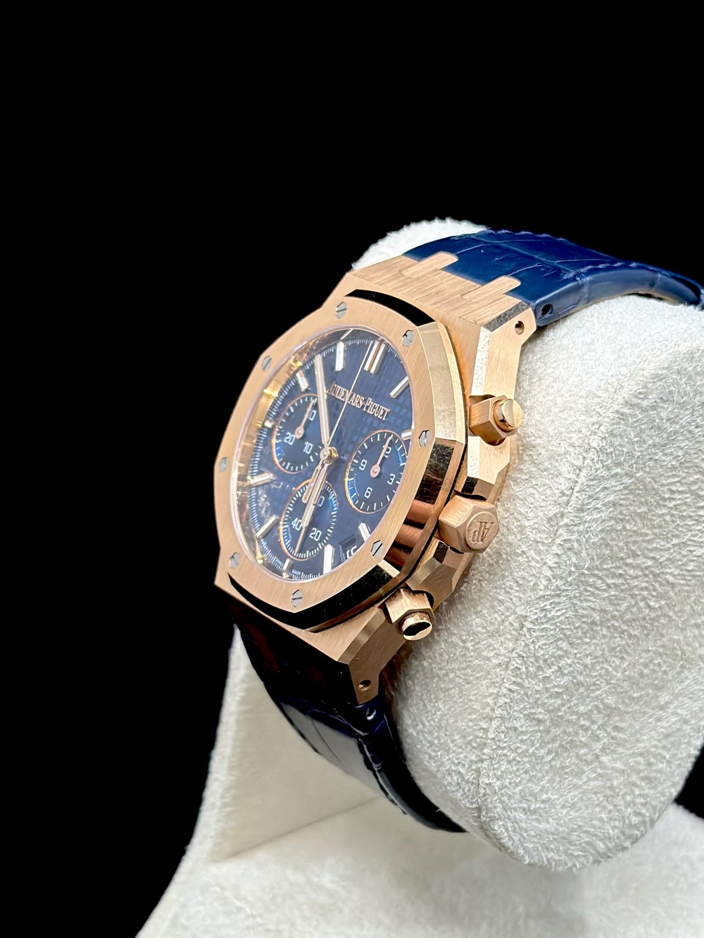 Audemars Piguet Royal Oak Chronograph "50th Anniversary" Rose Gold Blue Dial