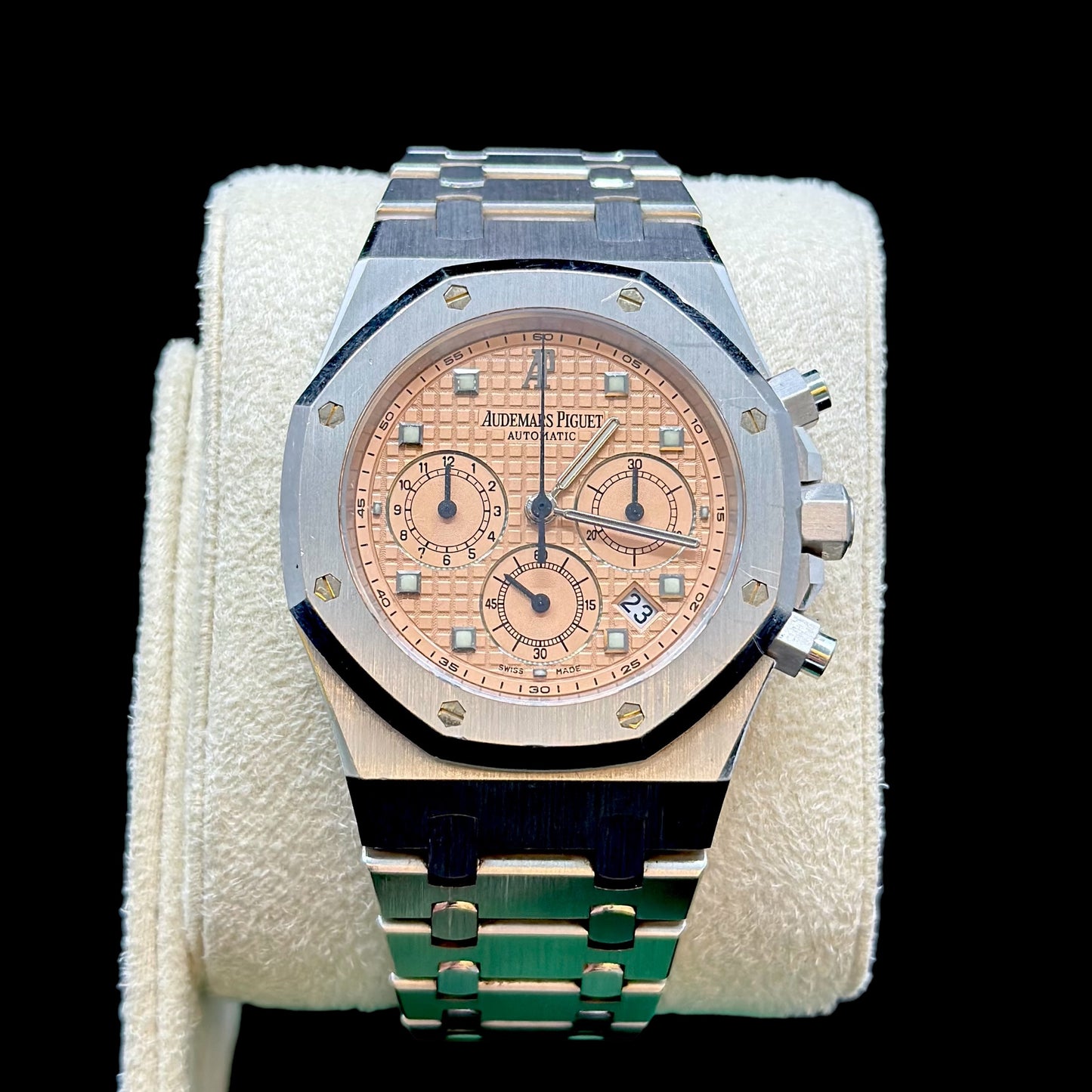 Audemars Piguet Royal Oak Chronograph White Gold Salmon Dial