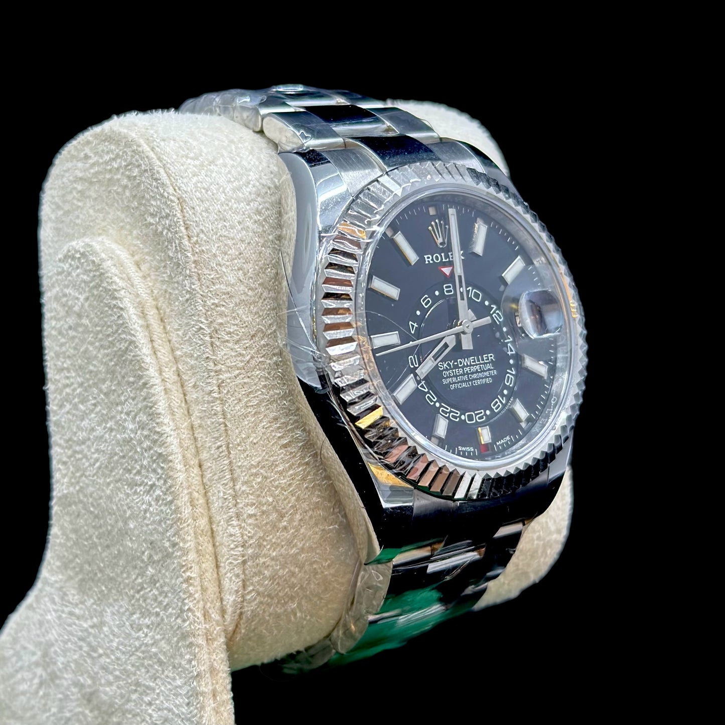 Rolex Sky-Dweller Stainless Steel Black Dial