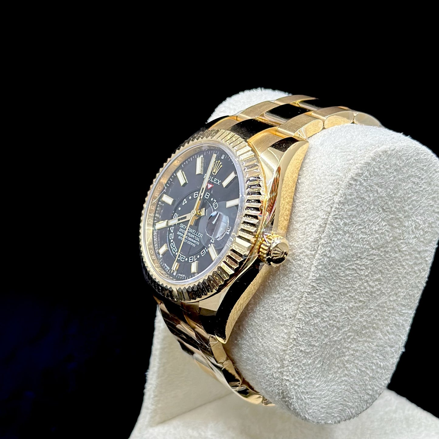 Rolex Sky-Dweller Yellow Gold Black Dial