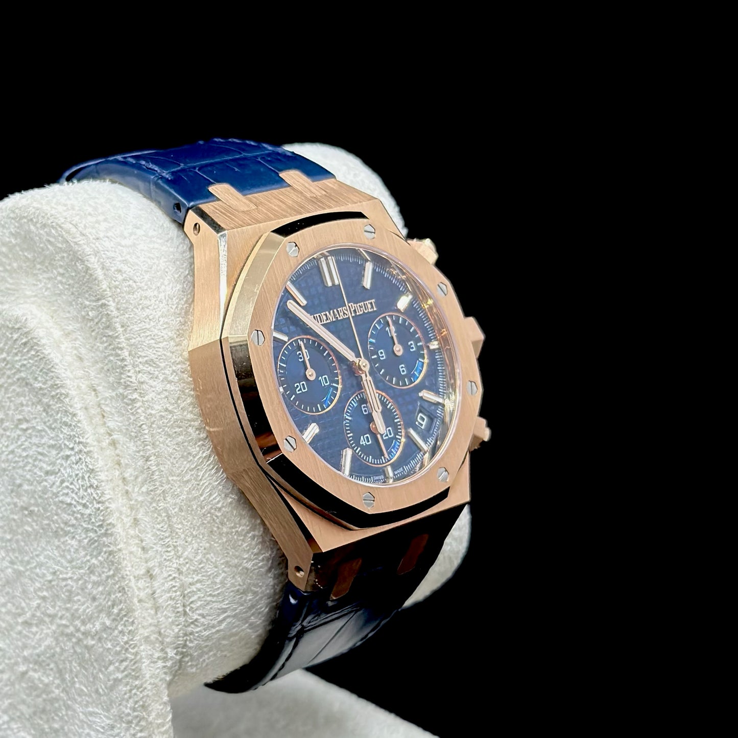 Audemars Piguet Royal Oak Chronograph "50th Anniversary" Rose Gold Blue Dial