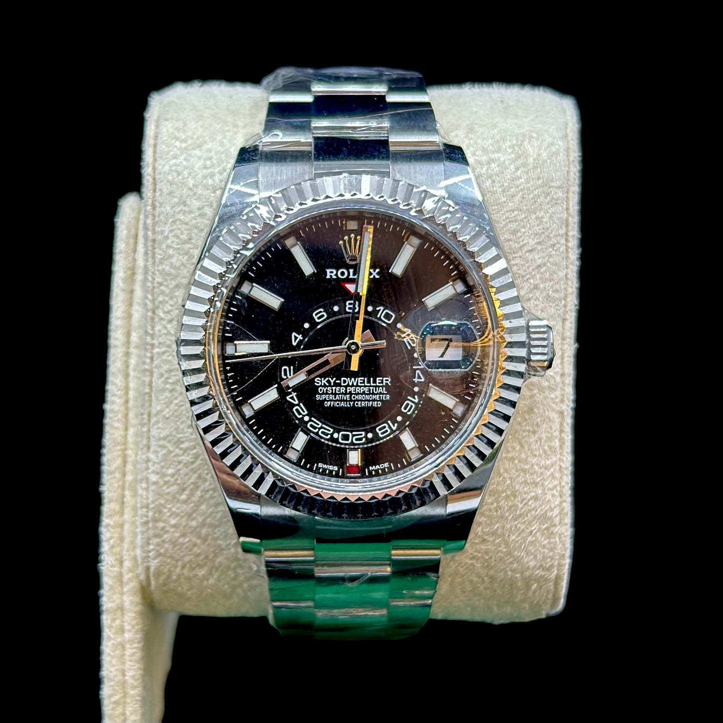 Rolex Sky-Dweller Stainless Steel Black Dial