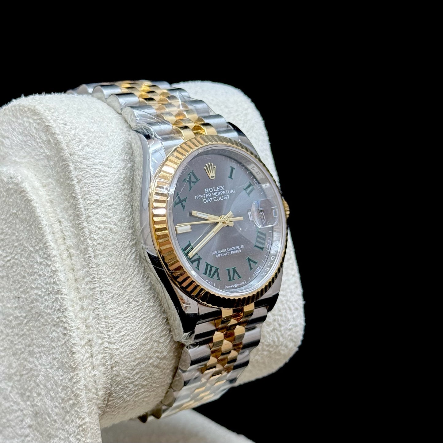 Rolex Datejust Wimbledon 36mm Yellow Gold & Stainless Steel