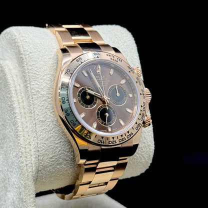 Rolex Daytona Oyster Perpetual "Cosmograph" Rose Gold Chocolate Dial 40mm