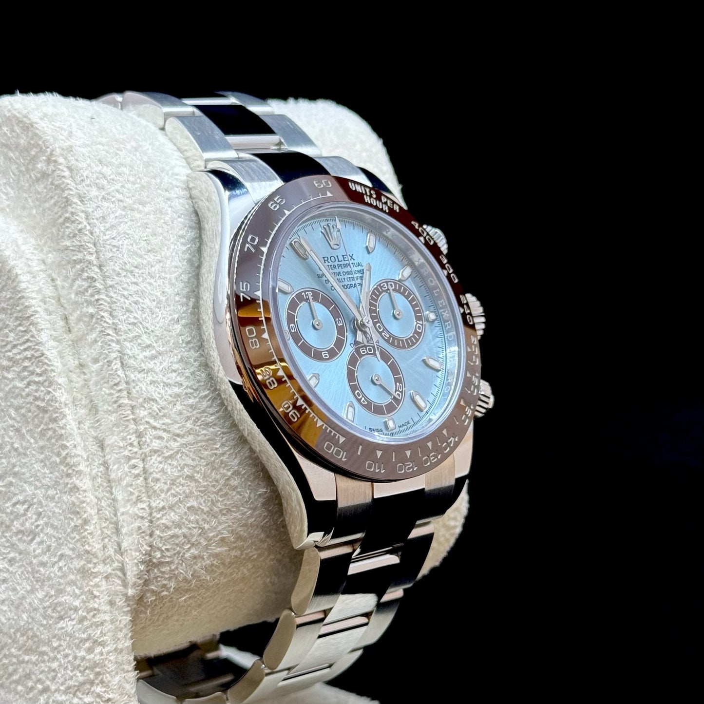 Rolex Daytona Oyster Perpetual "Cosmograph" Platinum Ice Blue Dial 40mm